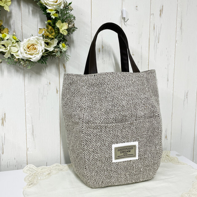 　♥♥　コロンと可愛いツィードのトート　♥♥