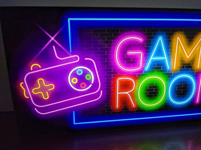 Lサイズ】GAME ゲーム ゲームルーム ゲームセンター アーケード 店舗