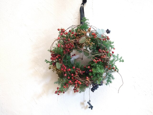 森のクリスマスリースー鳥の巣 | iichi 日々の暮らしを心地よくする