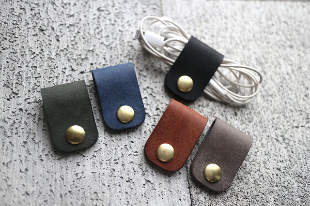 ハンドメイド イタリアンレザー マルゴー マネークリップ