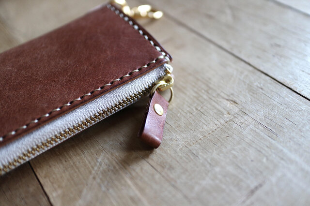 名入れ、ラッピング無料】手縫いのスマートキーケース イタリアン