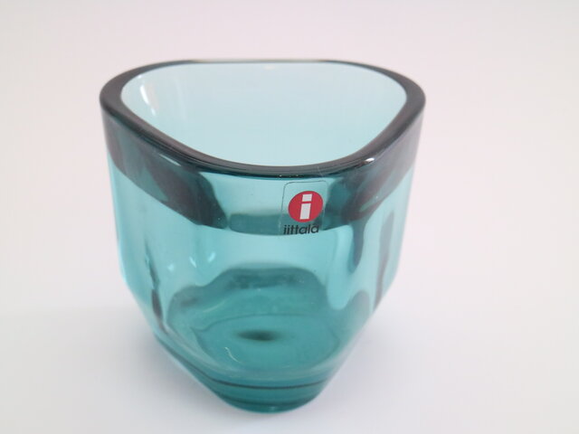 iittala イッタラ / Tris トリス / キャンドルホルダー シーブルー No
