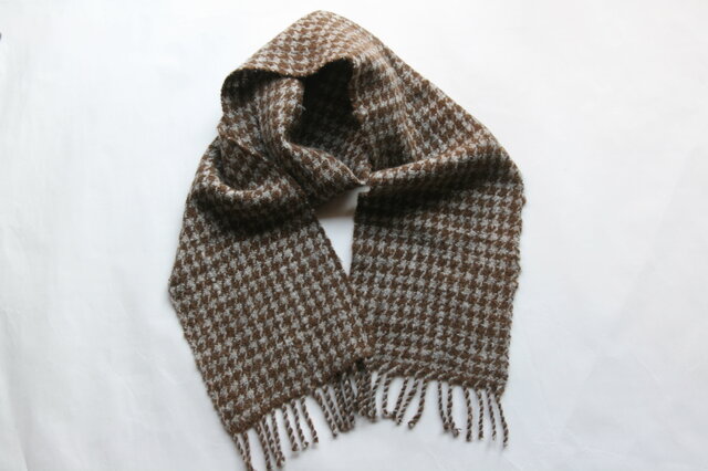 ziiin 稀少品 ホームスパン ウールツイードマフラー ziiin 稀少品 ホームスパン ウールツイードマフラー ziiin 稀少