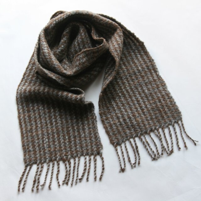 手紡ぎ　膝掛け　ホームスパン　ストール　ウール　一点物　新品 手紡ぎ 膝掛け ホームスパン ストール ウール 一点物 新品 商品