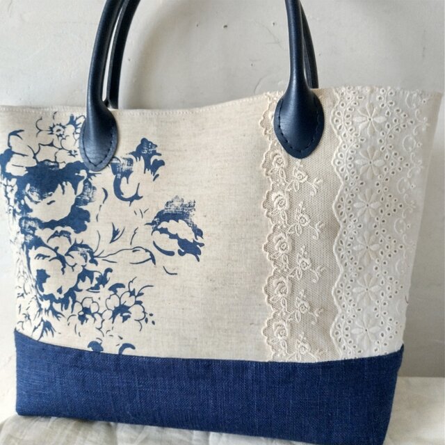 キャベジズ＆ローゼズஐ⋆*パッチワークナチュラルリネンクロス