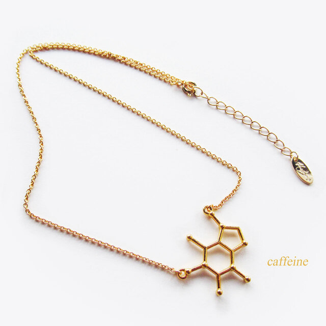 カフェインネックレス/G【長さ変更可】