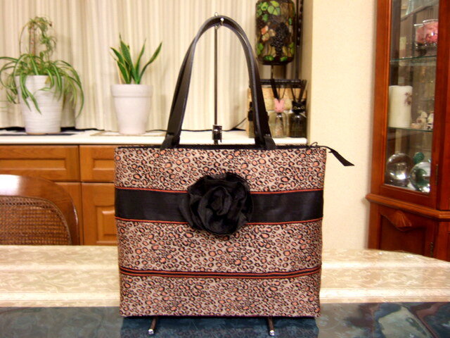 畳縁 トートバッグ パンダ 1点限り！！ ハンドメイド