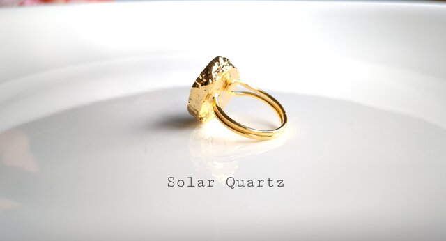 最新作入荷☆「ブルーフラワーソーラークォーツ」の世界で一つの天然石リング 最新作入荷☆「ブルーフラワーソーラークォーツ」の世界で一つの