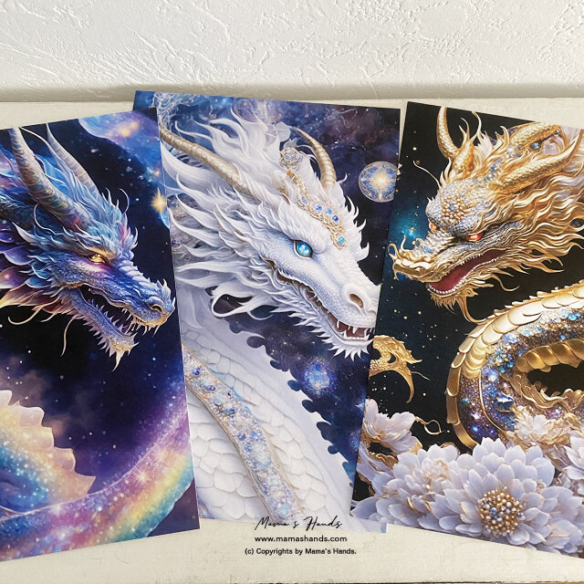 龍の立体アート ハンドメイド - 美術品