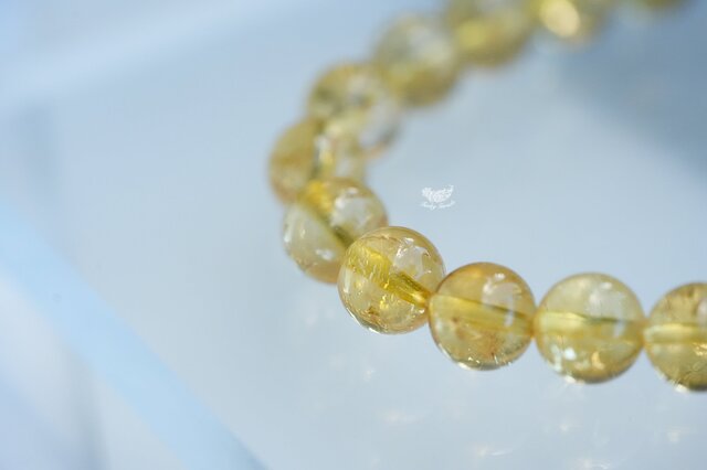 なめらか☆シトリン ブレスレットs1026 | iichi 日々の暮らしを