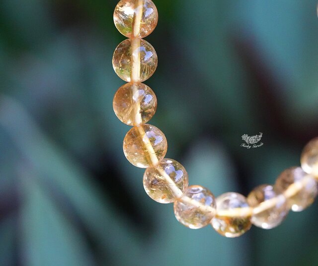 なめらか☆シトリン ブレスレットs1026 | iichi 日々の暮らしを