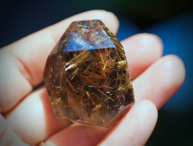 黄金原石☆タイタンルチルインクォーツ原石s1032 | iichi 日々の暮らし