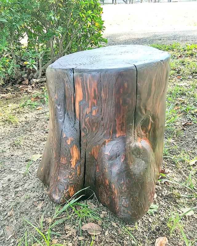 丸太と流木のスツール-3 - 椅子(チェア)・スツール