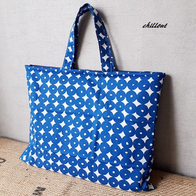 入園・入学】レッスンバッグ：ブルードット【0309】 | iichi 日々の