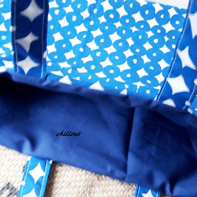 入園・入学】レッスンバッグ：ブルードット【0309】 | iichi 日々の