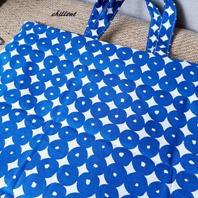 入園・入学】レッスンバッグ：ブルードット【0309】 | iichi 日々の