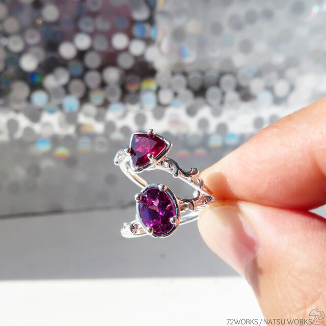 ロードライトガーネット リング / Rhodolite Garnet Ring lll