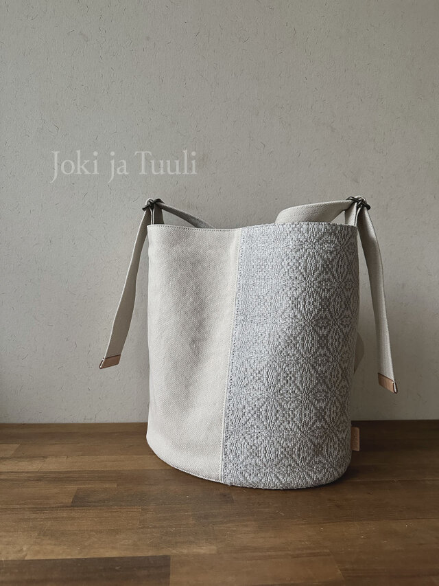 bag[手織りと帆布のワンショルダーバッグ]アイボリー | iichi 日々の