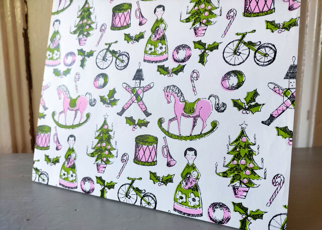 U.S.A. ヴィンテージ包装紙【トイトイトイ】DA-WP063 | iichi