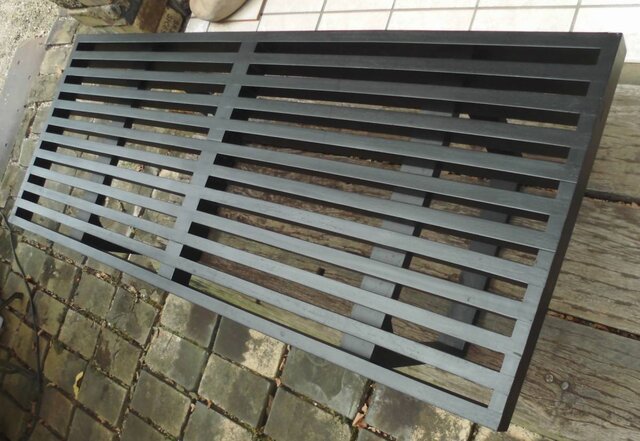 ■■■ネルソン-ベンチ Teak wood black/Old type■■■ ネルソン-ベンチ Teak wood black/Old type | iichi 日々の