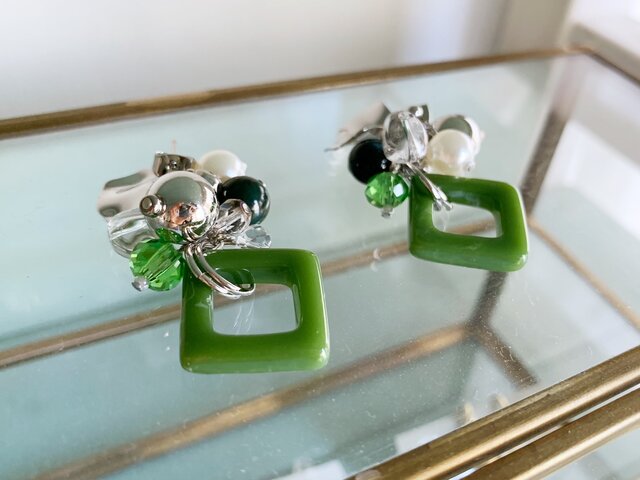 3月・4月の誕生石】 水晶＆守護力の高いブラッドストーン・スクエア