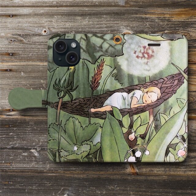 【エルサ ベスコフ  おやゆびひめ】スマホケース 全機種対応 絵画 iPhone12 第二世代 iPhoneSE3