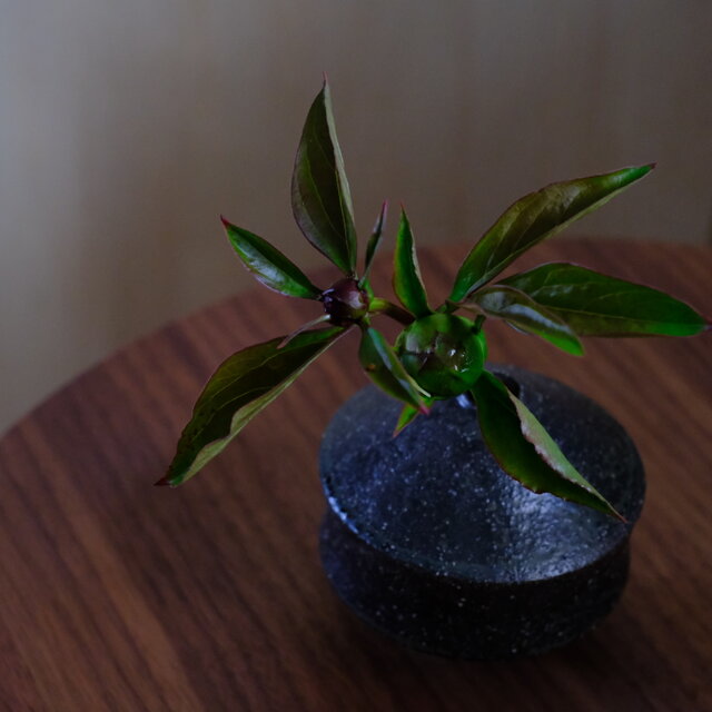 灰釉　一輪挿し　tー32