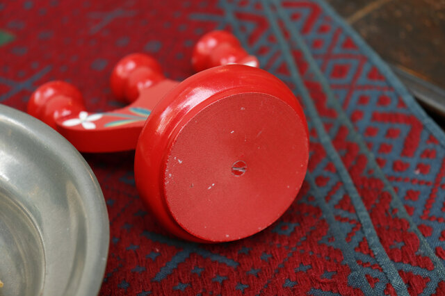 キャンドルホルダー　5個セット　ビンテージ　レッド　赤　アンティーク ミニキャンドルホルダー（3本用） | iichi 日々の暮らしを心地よくする