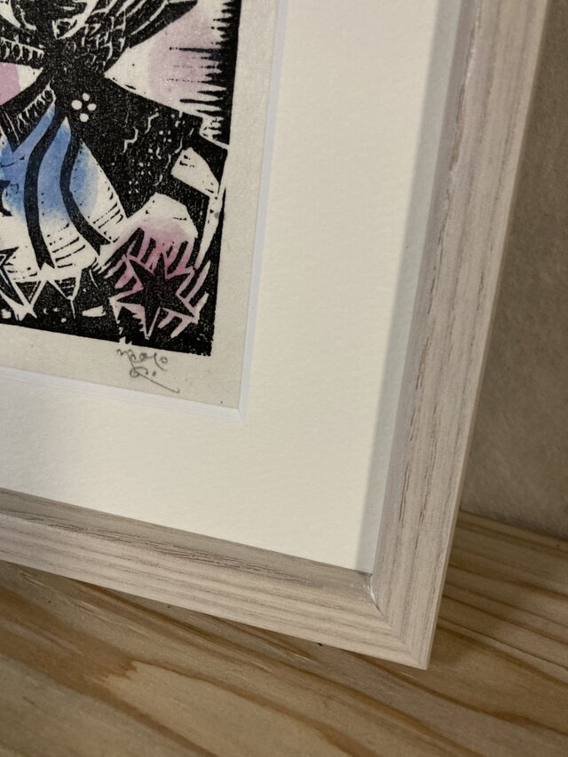 額装木版画「聖夜」 | iichi 日々の暮らしを心地よくするハンドメイド
