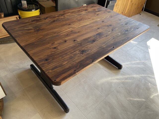 在庫あり 即納 Hotaru テーブル 机 リビング ダーク ブラック アップ