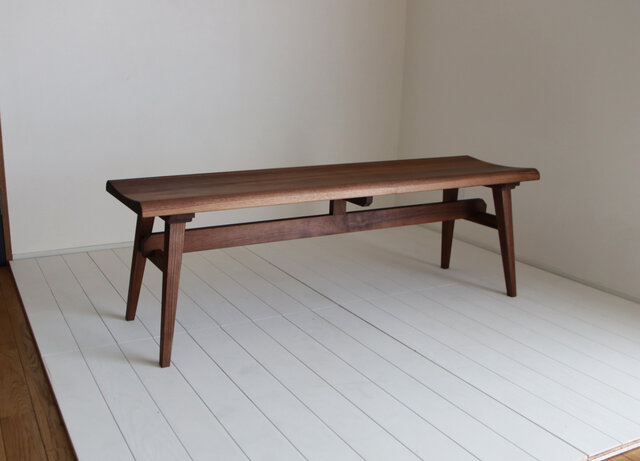 ベンチチェア ダイニングベンチ ベンチ ウォールナット bench01-wal