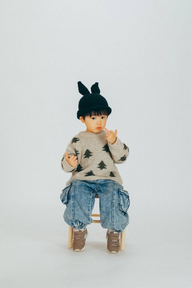 【なが】ペーパーコードキッズチェア/子供用スツール/こどもイス/子供椅子 なが】ペーパーコードキッズチェア/子供用スツール/こどもイス