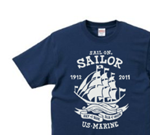 Sail On,Sailor★マリン XS~XL 【受注生産品】の画像1枚目