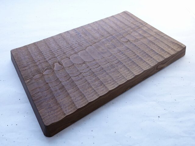 注文製作】我谷盆 栗 38×24×2.5cm ブラウン | iichi 日々の暮らしを