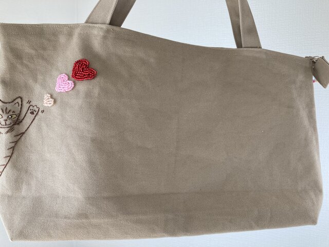 猫刺繍帆布トート | iichi 日々の暮らしを心地よくする