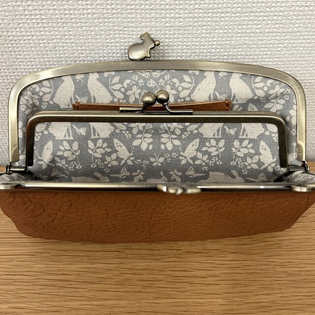 うさこ〜 ユキエモン 親子がま口・がま口手帳 3点 ✿22キャビネット他 うさこ様専用〜 ユキエモン 親子がま口・がま口手帳 3点 ✿22