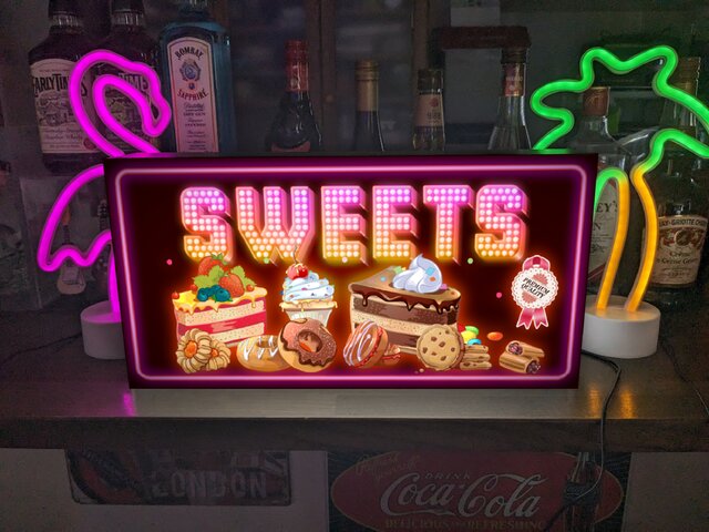 【Lサイズ】チュロス お菓子 洋菓子 カフェ 看板 置物 雑貨 ライトBOX Lサイズ】チュロス お菓子 洋菓子 カフェ 看板 置物 雑貨 ライト