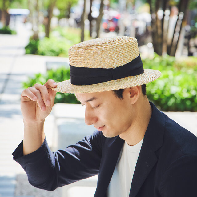 Malo マーロ ニューポークパイハット 60cm [UK-H145-NA-L]