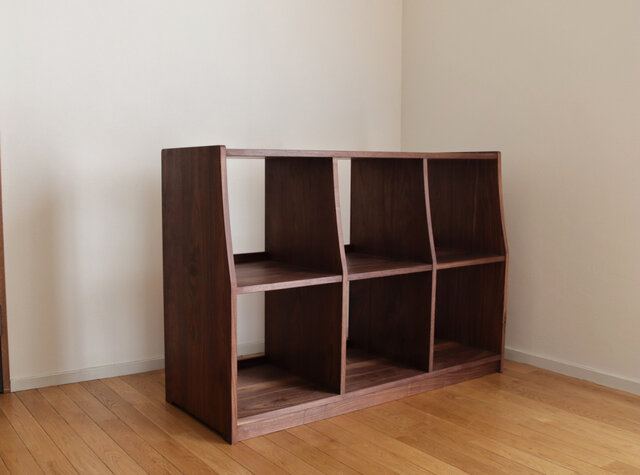 シェルフ サイズオーダー可 ウォールナット shelf01-wal | iichi 日々