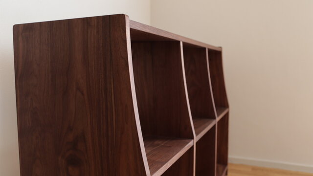 シェルフ サイズオーダー可 ウォールナット shelf01-wal | iichi 日々