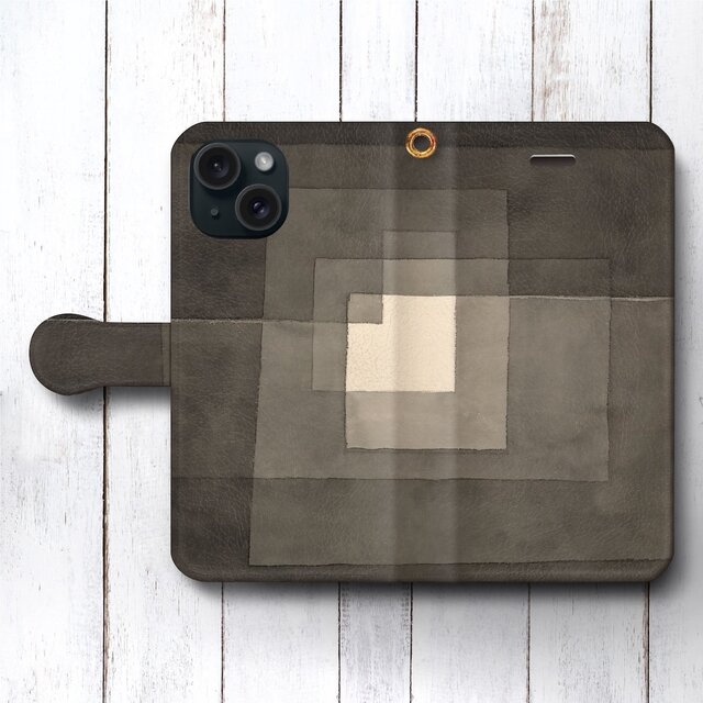 【パウル クレー Two ways】スマホケース手帳型 名画 iPhone15Plus