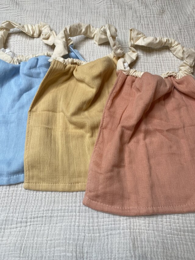 （首シュシュタイプ）おりこうエプロン　タオルエプロン