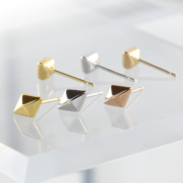 K18PG ダイヤ ピアス CD039-CIBS