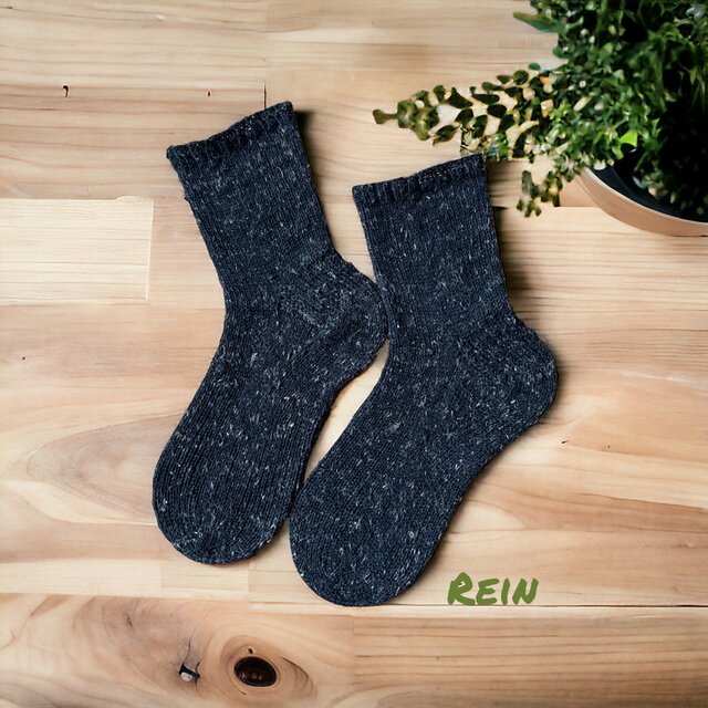 No.1379 手編み靴下BerlimTweed