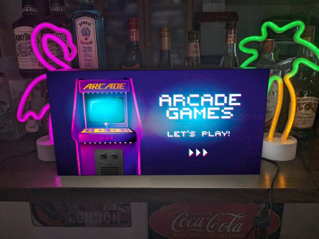 Lサイズ】懐かしい アーケードゲーム レトロゲーム 昭和レトロ