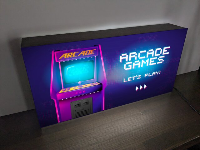 Lサイズ】懐かしい アーケードゲーム レトロゲーム 昭和レトロ