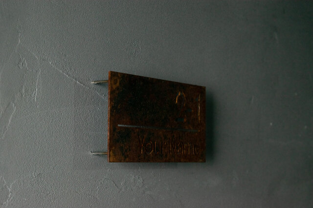 錆びた鉄板 絵画 看板 黒板 メニュー オブジェ 古道具