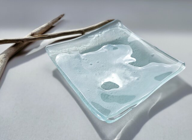 新品　フランシュリッペ　fortune柄ガラス製お皿3枚セット　レア品 新品 フランシュリッペ fortune柄ガラス製お皿3枚セット レア品