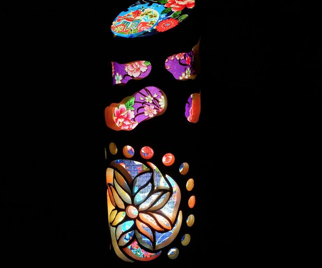 竹灯り・竹あかり・竹灯籠 ～～ 癒しの灯り 華衣ライン☆鈺