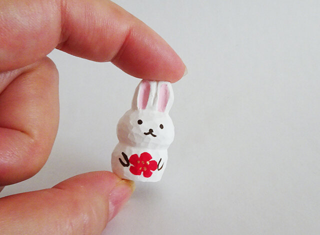 特別価格＞木彫り うさ美ちゃん 見本 | iichi 日々の暮らしを心地よく